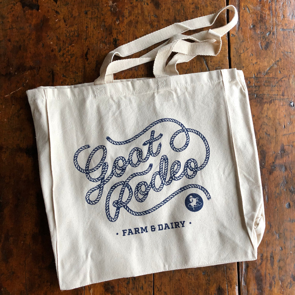 Goat Rodeo Logo Canvas Tote