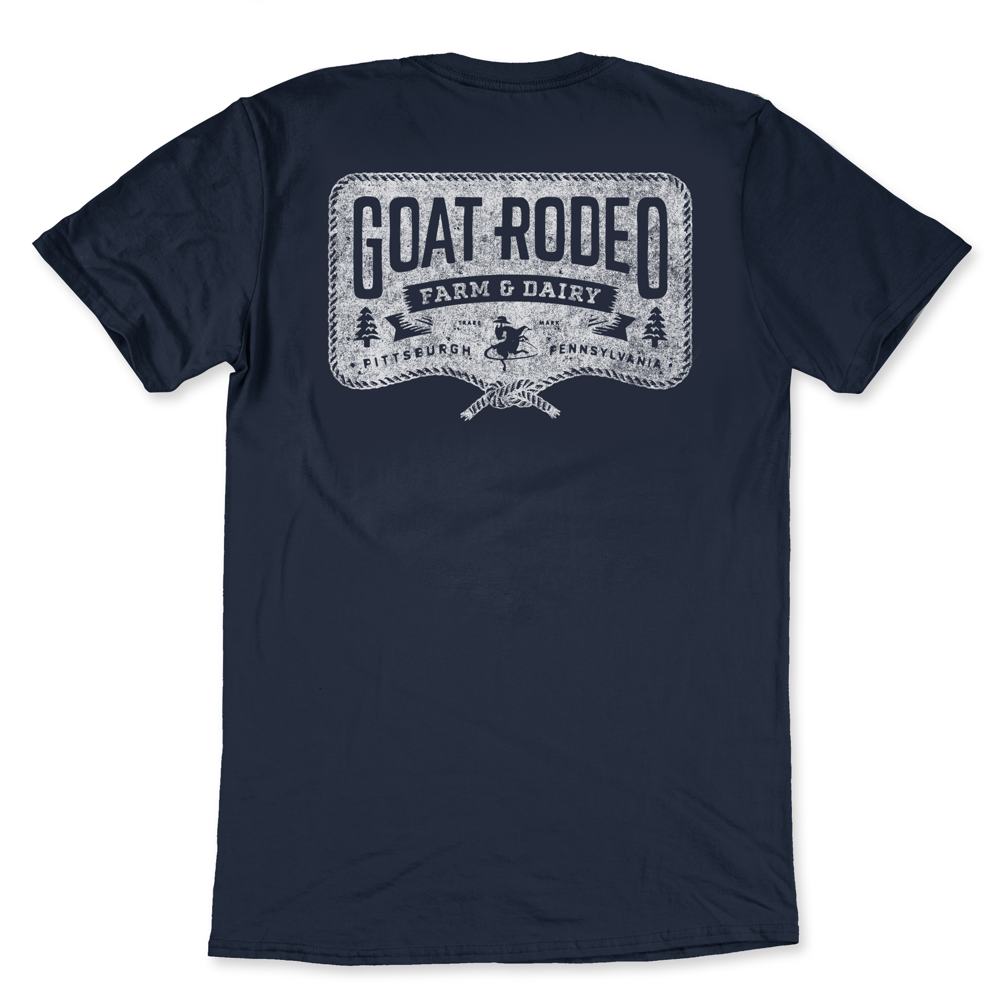 Goat Rodeo Navy Tee